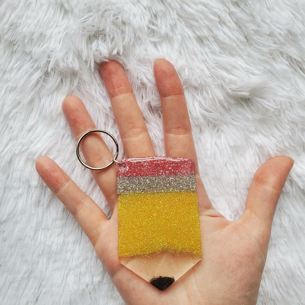 Pencil Key Chains/Bag Tags